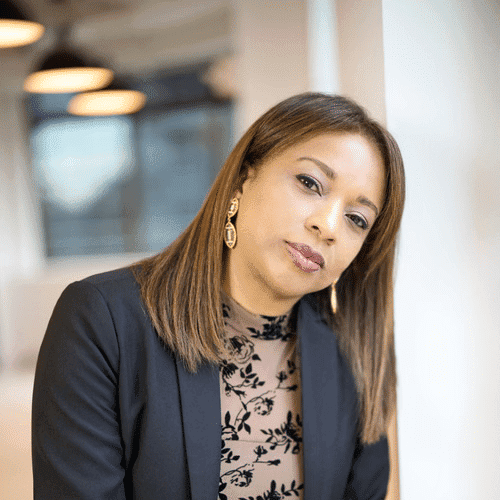 Portrait of Vanessa Collington, a professional stylist at Mizu Louis Licari, showcasing their expertise and style.